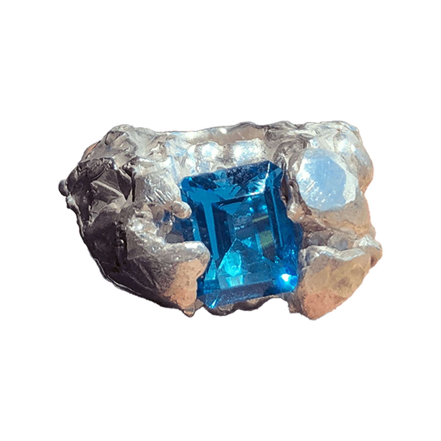 Celestial tpaz ring
