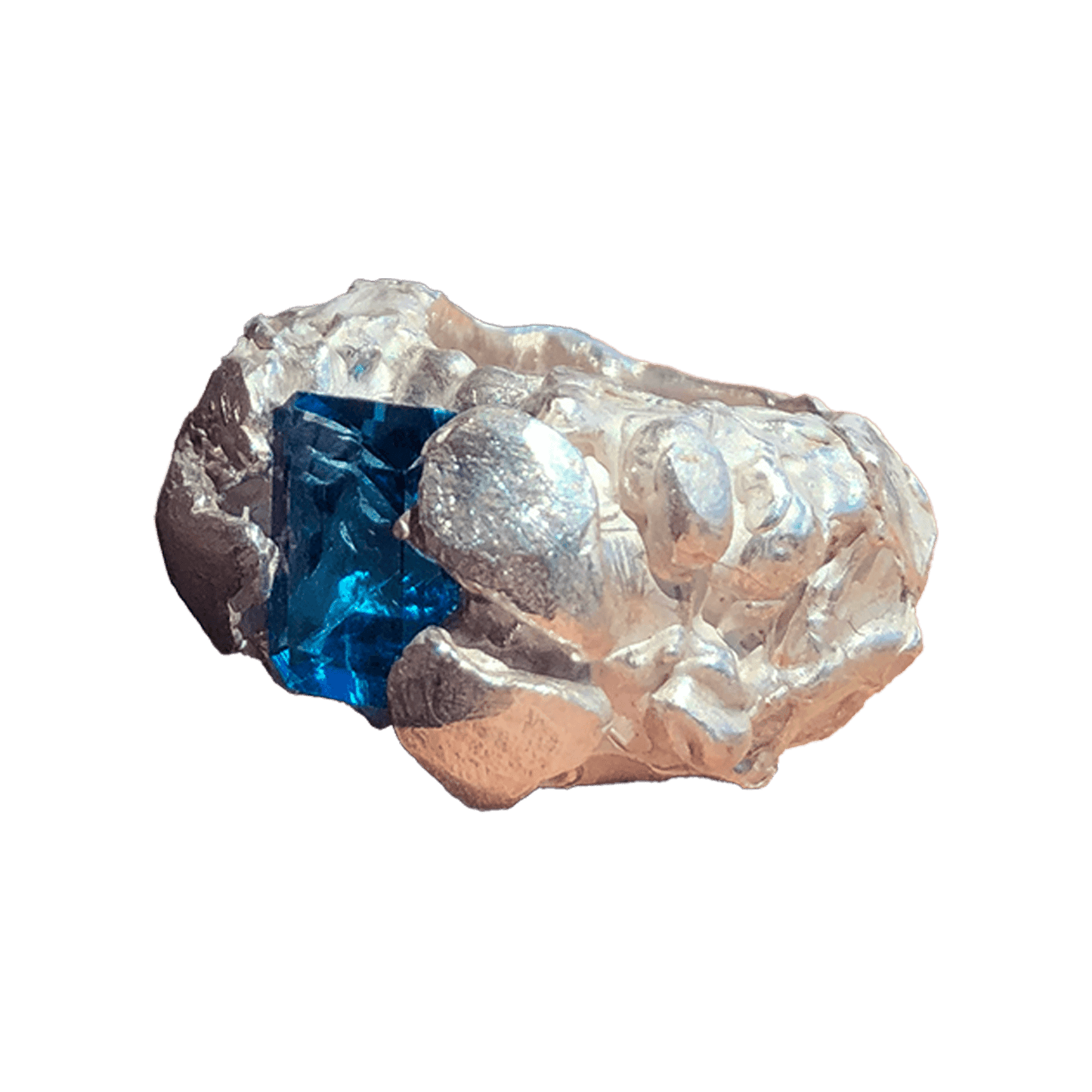 Celestial tpaz ring